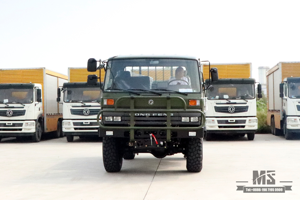4*4 Dongfeng 2070 Off Road Truck_ ရောင်းရန်အတွက် မြင်းကောင်ရေ 190 မြင်းကောင်ရေ တစ်နှစ်ခွဲ 153 Cab သယ်ယူပို့ဆောင်ရေး ထရပ်ကား_Dongfeng လေးဘီးယက်မောင်းထုတ်ရန် အထူးယာဉ်
