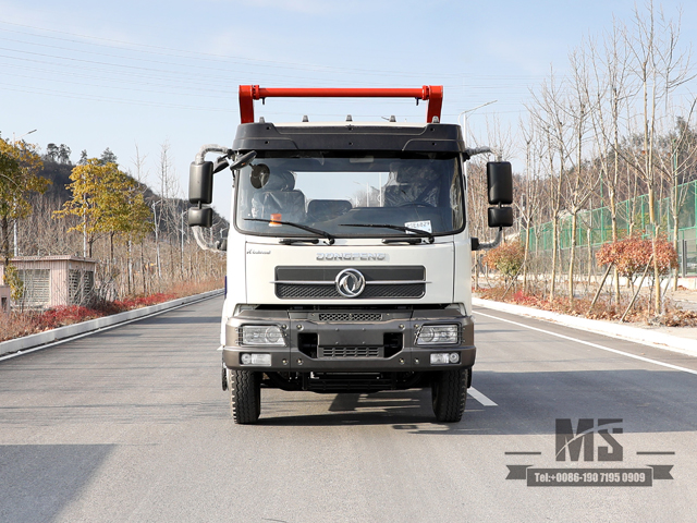4*2 Dongfeng Swing Arm Garbage Truck_ 190hp Pointed Head Single Row Cab Garbege Truck Sanitation Truck ရောင်းရန်ရှိသည်_ Export အထူးယာဉ် 