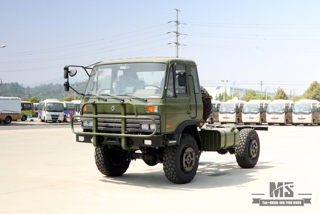 4*4 Dongfeng 2070 Off Road Truck Chassis_ 190hp တစ်စီးနှင့် တစ်နှစ်ခွဲ 153 Cab Transport Truck Chassis for Sale_Dongfeng Four wheel Drive Export Special Vehicle Chassis