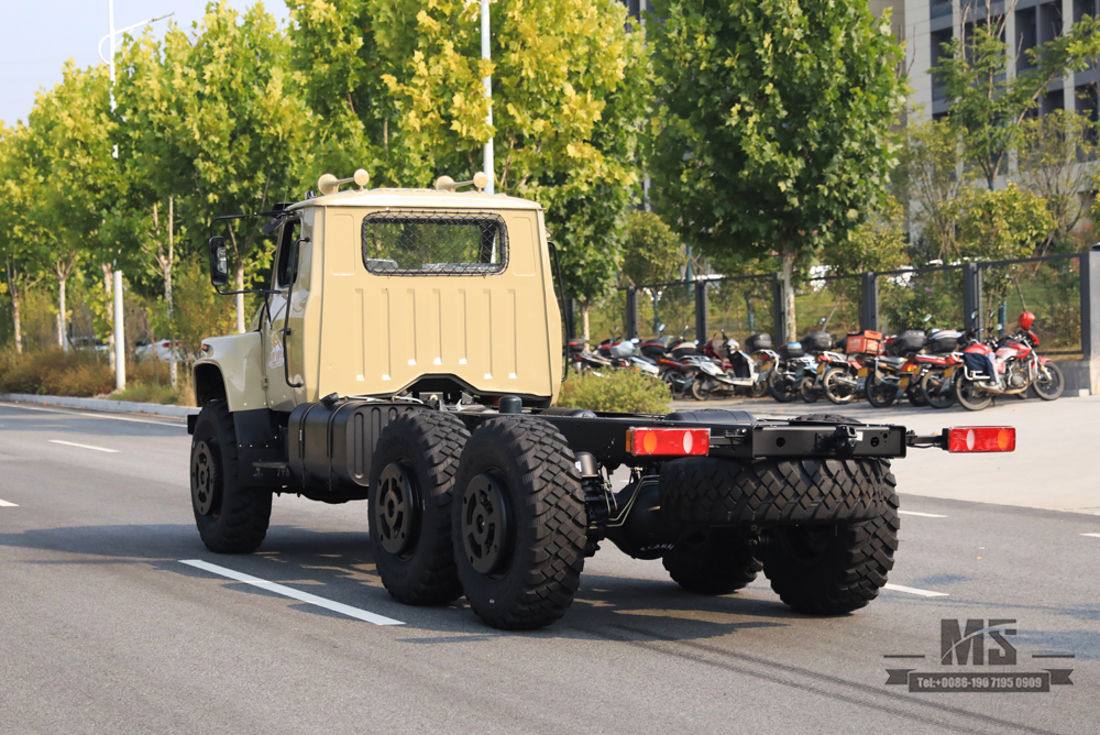 Dongfeng 6×6 EQ2100 Chassis_6*6 190hp Pointed Head Truck ခြောက်ဘီး Drive Chassis ရောင်းရန်_ Export အထူးယာဉ်ကိုယ်ထည်