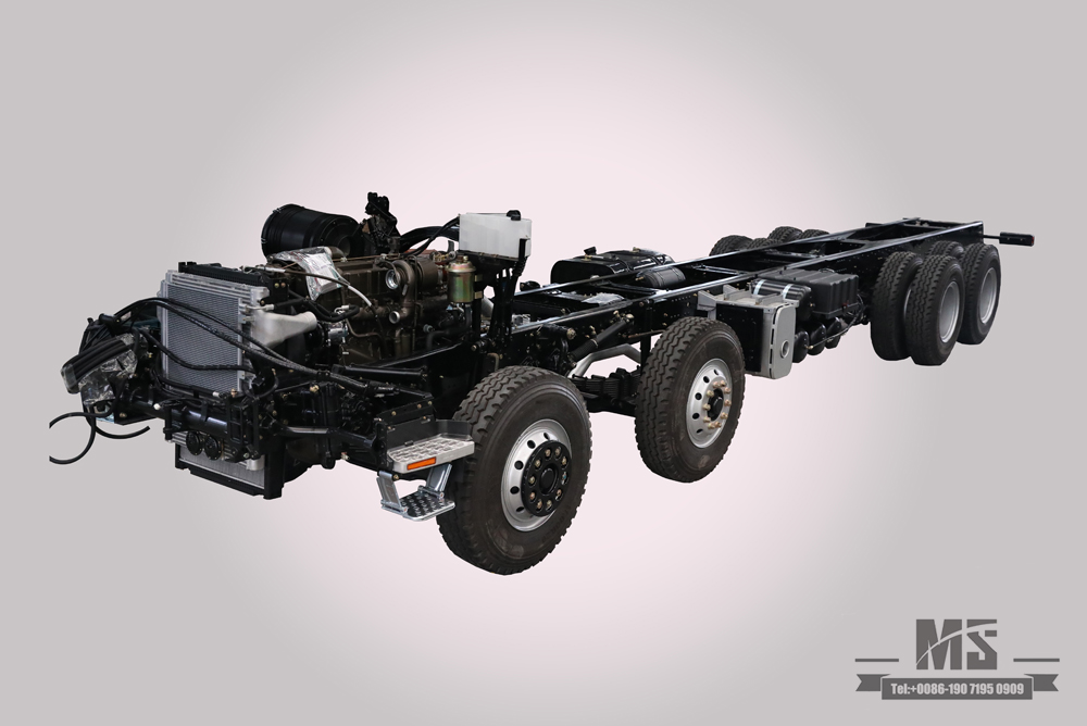 မြင်းကောင်ရေ 420 ရှိတဲ့ Four-axle Type III Chassis ပြီးပါပြီ။