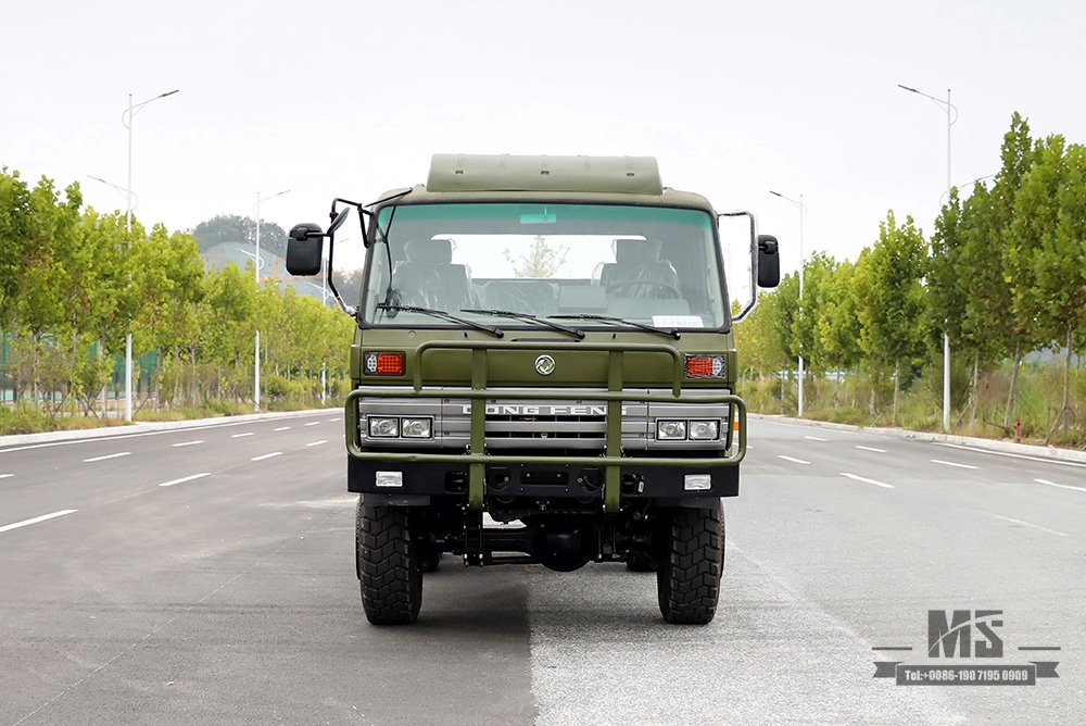 190hp Dongfeng EQ2102 ခြောက်ဘီးယက် Chassis_6×6 EQ246 153 Double Row Cab Army Green Truck Chassis_Dongfeng Truck Chassis Export Special Purpose Vehicle Chassis