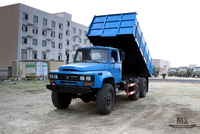 190 hp Dongfeng Six Wheel Drive EQ2100 Tipper Truck_6×6 Classic 5T Pointed Head Off-road Dump Truck ယာဉ်_Dongfeng 6WD 245 Export အထူးယာဉ်