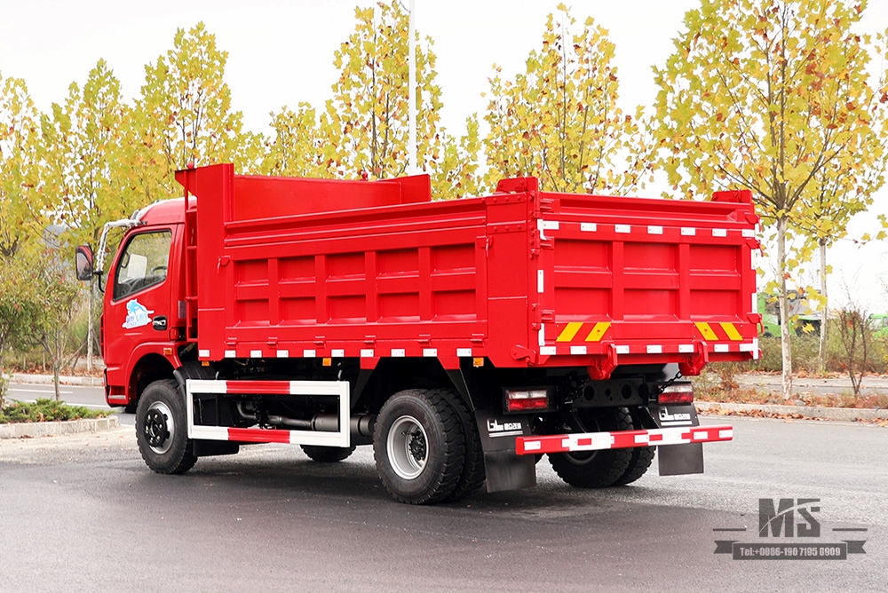 Dongfeng 4×2 Light Dump Truck 160HP အသေးစား Tipper Truck_ဘယ်/ညာ လက် 5T Single Row Micro Truck Conversion Manufacturer_Export အထူးထရပ်