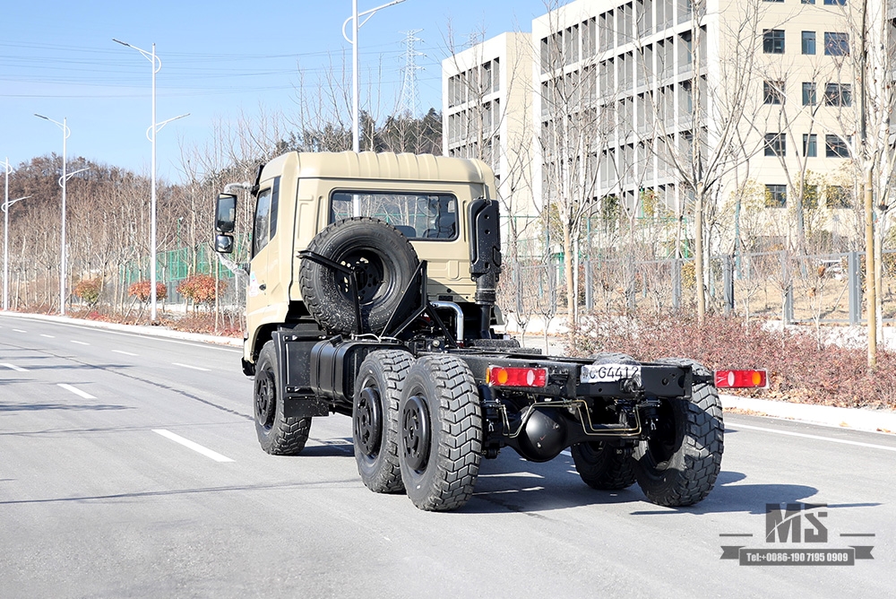 ရောင်းရန်အတွက် 210hp Dongfeng ခြောက်ဘီး Drive Chassis အတွက်_6*6 EQ2102 Flathead Head Truck Chassis Coversion ထုတ်လုပ်သူ_Dongfeng 6×6 Export အထူးယာဉ်ကိုယ်ထည်