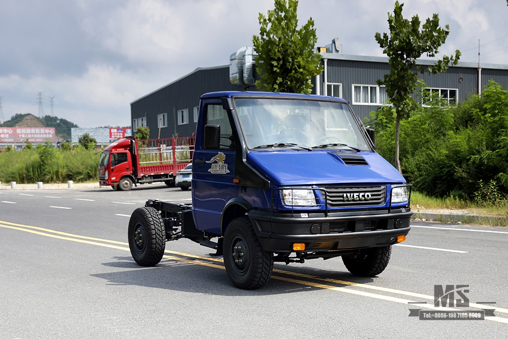 113hp Iveco Four Wheel Drive Chassis_4*4 Small Chassis Iveco Short Head Chassis _4WD Export Special Vehicle Chassis ကို စိတ်တိုင်းကျ