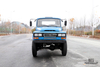 Dongfeng Four Wheel Drive Tipper Truck Chassis _170hp အပြာရောင် 4*4 Single Row Pointed Head Dump Truck Chassis Mining Trucks Chassis_ Export အထူးယာဉ်