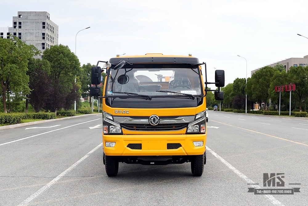Dongfeng 4*2 Wrecker သည် 3 တန်တစ်ပိုင်းကြမ်းပြင်ရှင်းလင်းရေးပြားပါရှိသော Dongfeng Road ကယ်ဆယ်ရေးရှင်းလင်းရေးယာဉ် Export အထူးတွဲဆွဲထရပ်