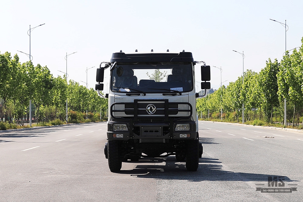 266hp Dongfeng ခြောက်ဘီး Drive Chassis_6*6 Flathead Head နောက်ဘက် ရှစ်ဘီး Heavy Duty Truck Chassis Coversion Manufacturer_Dongfeng 6WD Export Special Vehicle Chassis