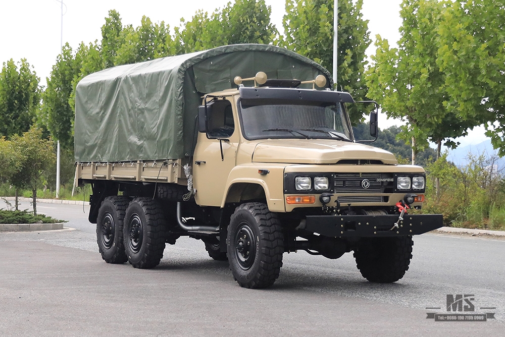 6×6 Dongfeng Camel Grey EQ2082 _170 hp EQ2082 ခြောက်ဘီးယက်လမ်းကြမ်း အထူးထရပ်_၂၄၀ သယ်ယူပို့ဆောင်ရေးယာဉ်_ပို့ကုန် အထူးယာဉ်