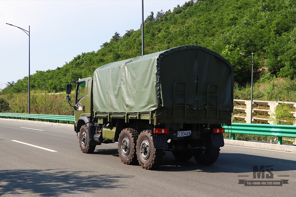 Flathead Dongfeng EQ240 6WD Off-road Truck_All-Wheel Drive EQ2082 Diesel Cargo Truck For Sale_Dongfeng 6x6 Civilian Off-road Truck For Sale_Export အထူးယာဉ်