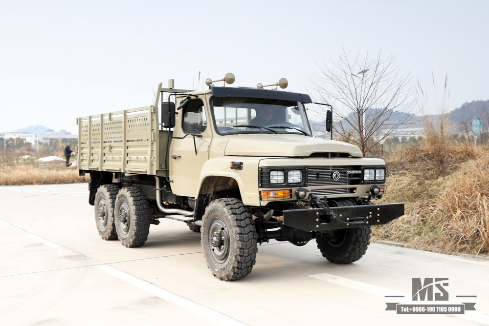 ခြောက်ဘီးယက် EQ2082 Dongfeng EQ2082 _6×6 170 hp Pointed Head Single Row Off-road Special Truck_240 Transport Vehicle_Export အထူးယာဉ်