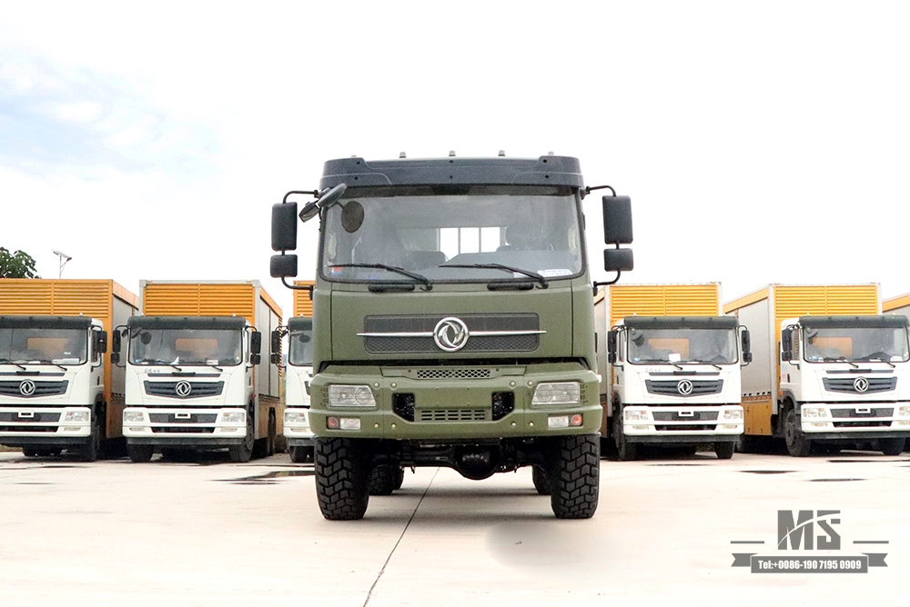 6×6 Dongfeng EQ2102 လမ်းပိတ်ထရပ်ကား_ခြောက်ဘီးယက် ပြားချပ်ခေါင်းကုန်တင်ထရပ် 6WD 246 တပ်ဖွဲ့ဝင်သယ်ယူရေးယာဉ် ကုန်းလမ်းသယ်ယူပို့ဆောင်ရေး ထရပ်ကား_ပို့ကုန် အထူးယာဉ်