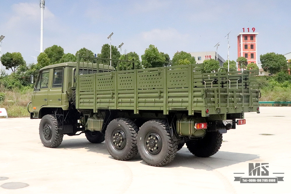 Dongfeng ခြောက်ဘီးယက် EQ2102 Off Road Truck_6×6 Army Green Double Row 153 Cab Cargo Truck 6WD သယ်ယူပို့ဆောင်ရေး Truck_ Export အထူးယာဉ်