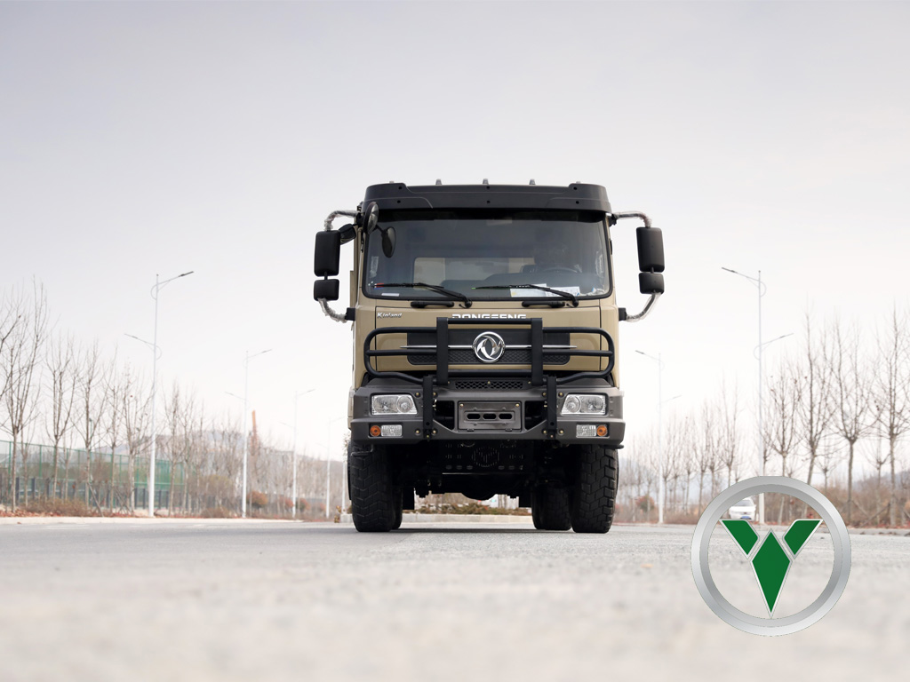 6x6 Off-Road Lowbed Dump Truck | ပို့ကုန်အတွက်လေးလံသောပြားချပ်ချပ် - ရှေ့တန်း Tipper