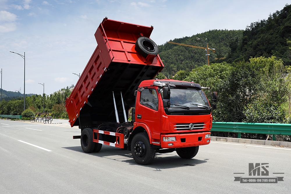 Dongfeng 4×2 160HP အသေးစား Tipper Truck Dump Truck_Left/Right Hand Light Truck 5T Single Row Micro Truck_Export အထူးထရပ်အဖြစ် ပြောင်းလဲထုတ်လုပ်သူ