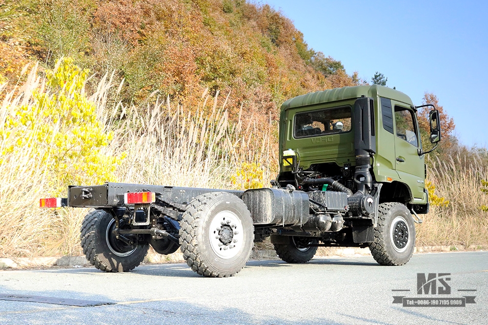 260HP Dongfeng Four Wheel Drive Cargo Truck Chassis_4*4 Off-road Truck Chassis for Sale_Export အထူးရည်ရွယ်ချက် Truck Chassis