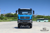 340hp Dongfeng ခြောက်ဘီး DriveTruck Chassis_Dongfeng 6*6 Flat Head Cargo Truck Chassis with Brake Water Cooling Tank _Export အထူးကိုယ်ထည်