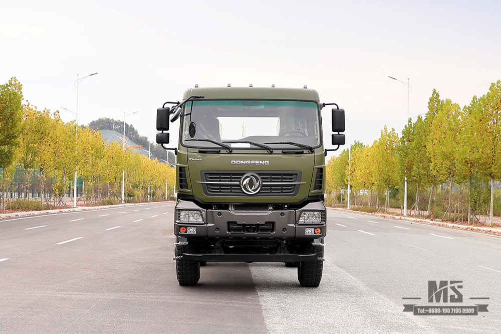 450HP Dongfeng ခြောက်ဘီးယက် အကြီးစား Truck Chassis Conversion_6×6 Heavy Duty Truck Three Axle Commercial Vehicle Chassis_6WD Rear Double 15T Customized Chassis Export Special Chassis