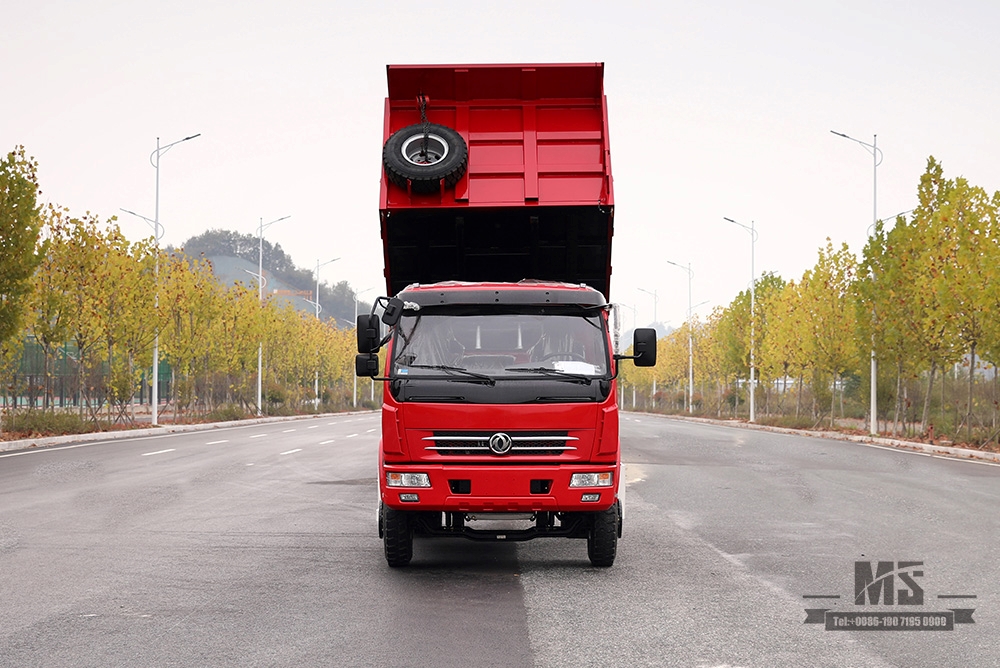 4×2 Light Dump Truck_Dongfeng 160HP အသေးစား Tipper ထရပ်ကား_ဘယ်/ညာ လက် 5T အတန်းတင် Micro Mining Truck ရောင်းရန်_ Export အထူးထရပ်