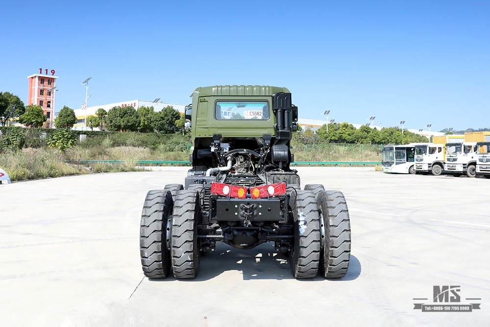 375hp Dongfeng 6*4 Off Road Truck Chassis_Dongfeng 6x4 Off-road Flathead Row Half Chassis_ Export အထူးယာဉ်ကိုယ်ထည်