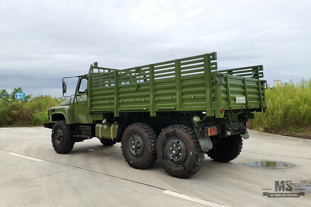 မြင်းကောင်ရေ 170 EQ2082 Dongfeng ခြောက်ဘီးယက် Truck_6*6 Single Row Pointed Head Off-road Special Truck_6×6 ချွန်ချွန် 25Y Truck Export အထူးယာဉ်