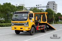 Dongfeng 4*2 Wrecker သည် 3 တန်တစ်ပိုင်းကြမ်းပြင်ရှင်းလင်းရေးပြားပါရှိသော Dongfeng Road ကယ်ဆယ်ရေးရှင်းလင်းရေးယာဉ် Export အထူးတွဲဆွဲထရပ်