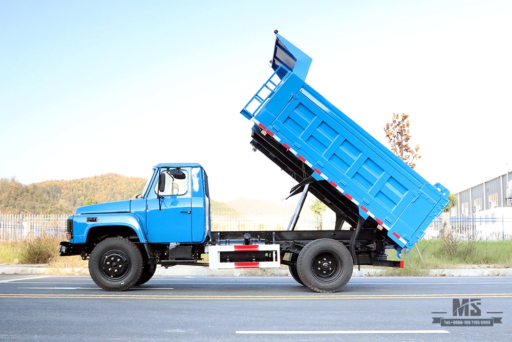 116 HP Dongfeng 4*2 Dump Truck Light Truck လမ်းကြမ်းထရပ်ကား_Dongfeng EQ3092 အသေးစား Tipper Truck_Export အထူးယာဉ်