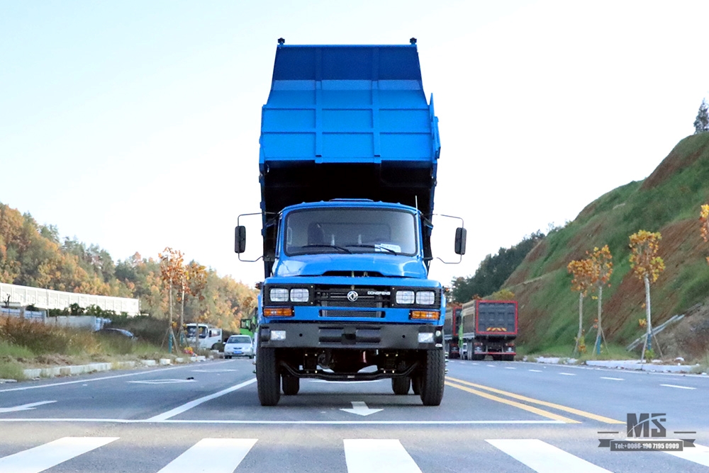 116 HP Dongfeng 4*2 Dump Truck Light Truck လမ်းကြမ်းထရပ်ကား_Dongfeng EQ3092 အသေးစား Tipper Truck_Export အထူးယာဉ်