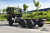340 hp Dongfeng 6×6 Off Road Chassis_ခြောက်ဘီး Drive Dongfeng Flat Head One နှင့် Half Row Chassis Cargo Truck Chassis AWD 6*6 Export အထူးယာဉ်