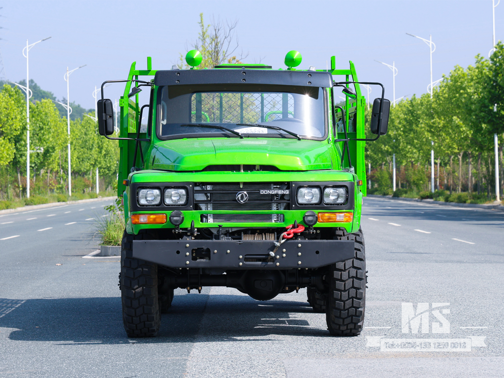 6X6 Dongfeng Turquoise EQ2082 SingleRow Cab Trucks 6WD လမ်းကြမ်းထရပ်ကားများ
