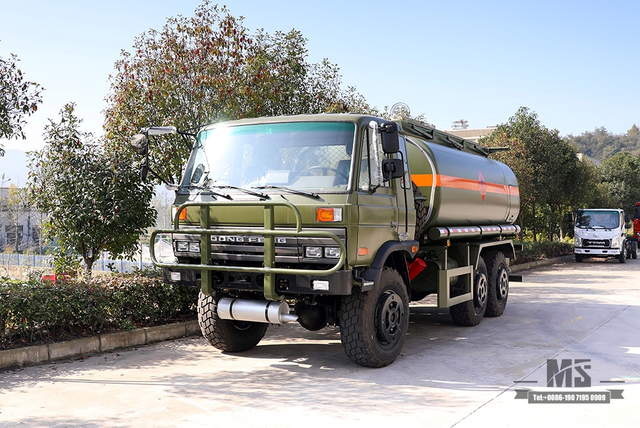 190HP Dongfeng EQ2102 Tanker Truck _Dongfeng ခြောက်ဘီးယက်လမ်းကြမ်း အထူးကိုယ်ထည်ကို ပြုပြင်ထားသော 8~10m³ Tanker Truck_Export အထူးရည်ရွယ်ချက်ယာဉ်