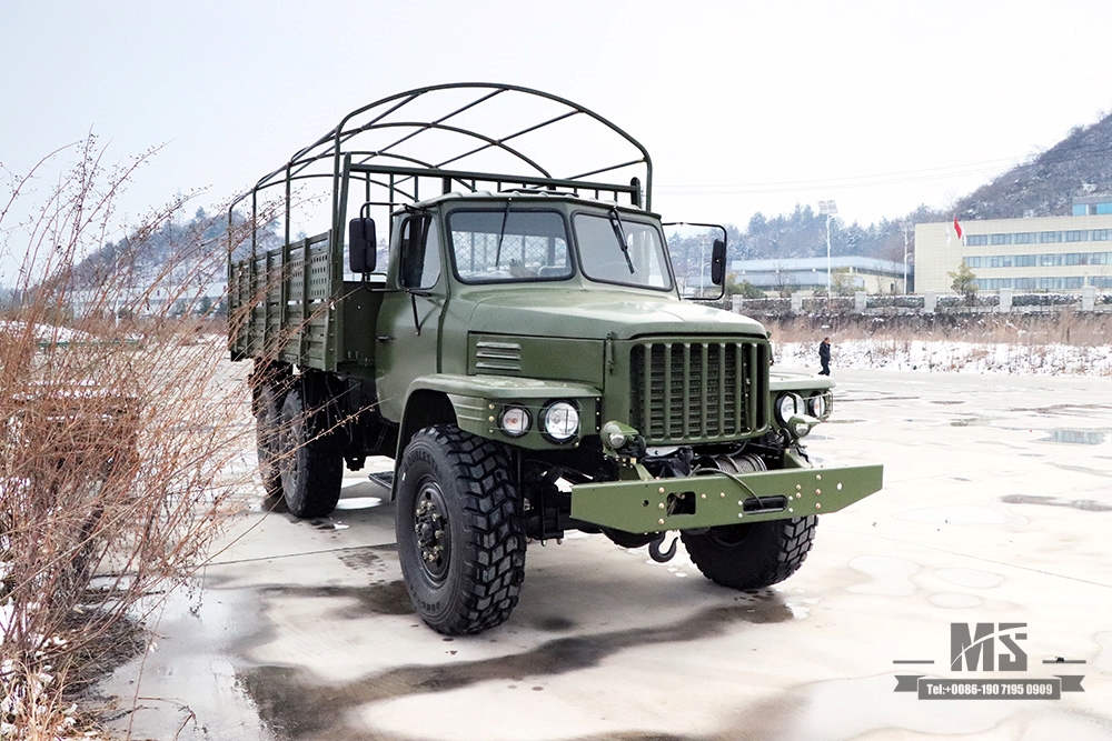 Dongfeng 6WD EQ2100 Off-road Truck_6*6 Classic Army Green Long Head Off-road Vehicle for sale_Dongfeng 245 Diesel 3.5 T Troop Carrier Export အထူးယာဉ် 