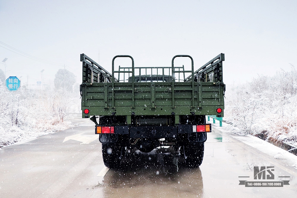 Dongfeng 6WD EQ2100 Off-road Truck_6×6 190 hp Classic Army Green Pointed Head Off-road Vehicle ရောင်းရန်ရှိသည်_Dongfeng 245 Diesel Troop Carrier Export အထူးယာဉ် 