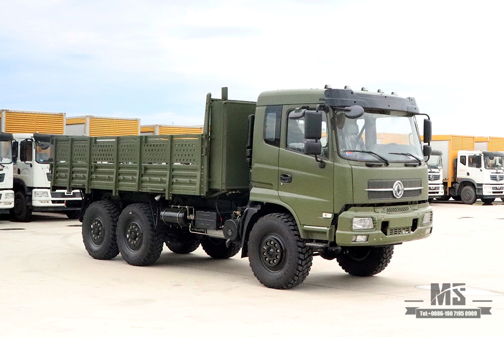 6×6 Dongfeng EQ2102 လမ်းပိတ်ထရပ်ကား_ခြောက်ဘီးယက် ပြားချပ်ခေါင်းကုန်တင်ထရပ် 6WD 246 တပ်ဖွဲ့ဝင်သယ်ယူရေးယာဉ် ကုန်းလမ်းသယ်ယူပို့ဆောင်ရေး ထရပ်ကား_ပို့ကုန် အထူးယာဉ်