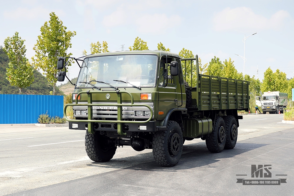 Dongfeng EQ2102G/246 လမ်းကြမ်း Truck_6×6 190 HP 6WD Flathead 153 Chassis ပုံစံပြောင်း ကုန်တင်ထရပ် Troop Carrier_ခြောက်ဘီးယက် ဂန္တဝင်ထရပ်ကား တင်ပို့မှု အထူးရည်ရွယ်ချက်ယာဉ် 