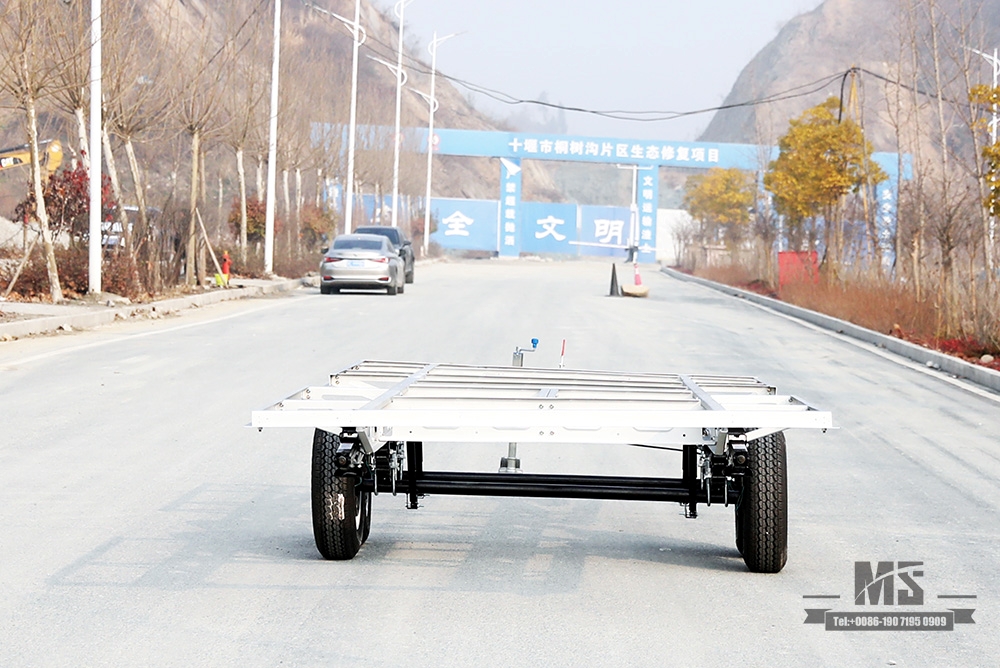 3T Dongfeng Trailer Chassis_Caravan Trailer Chassis For Sale Chassis ထုတ်လုပ်သူ Factory Export Special Trailer Chassis