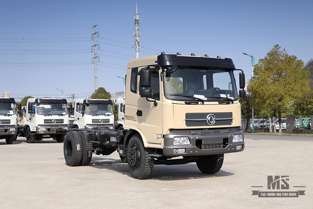 Dongfeng 4*2 Chassis _ 210 HP One and a half Row Cab Truck Chassis လုပ်ငန်းသုံးယာဉ်_Dongfeng 4*2 Truck Chassis for Sale_Export အထူးယာဉ်ကိုယ်ထည်