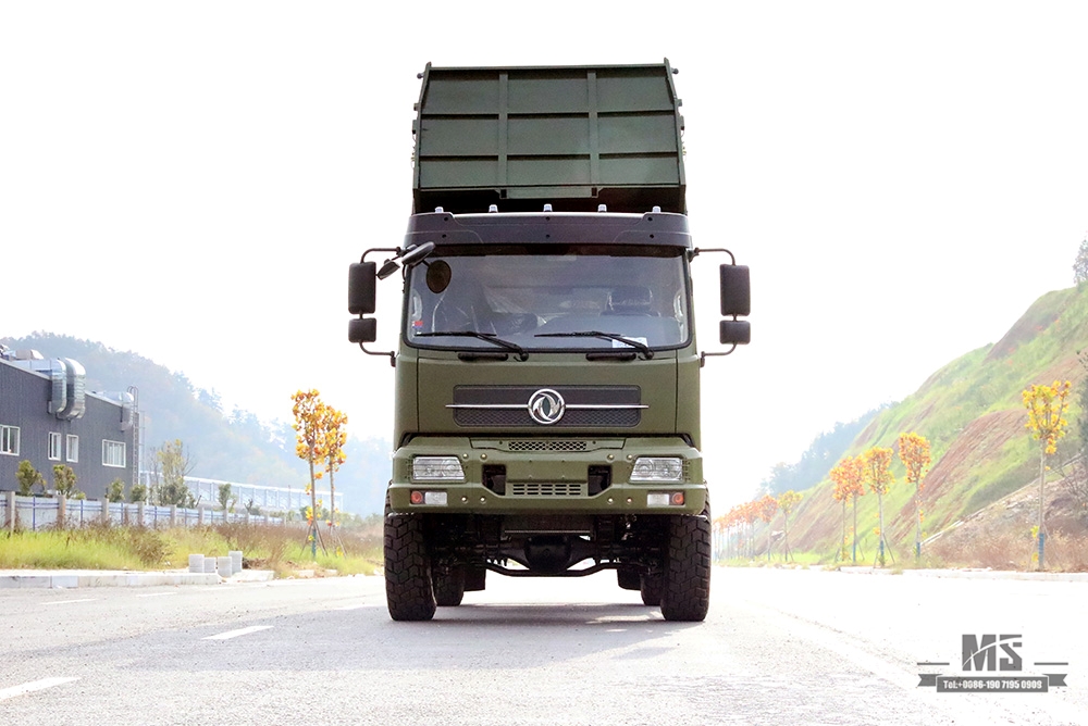 Dongfeng 4*4 Off Road Dump Truck_Dongfeng 210hp 4×4 Off-road Flathead Row Half Truck_ Export အထူးယာဉ်