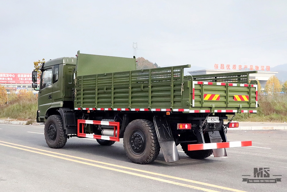 210 hp Dongfeng 4*4 Off Road Dump Truck_4×4 Off-road Flathead Row Half Truck_Dongfeng Four Wheel Drive Export အထူးယာဉ်