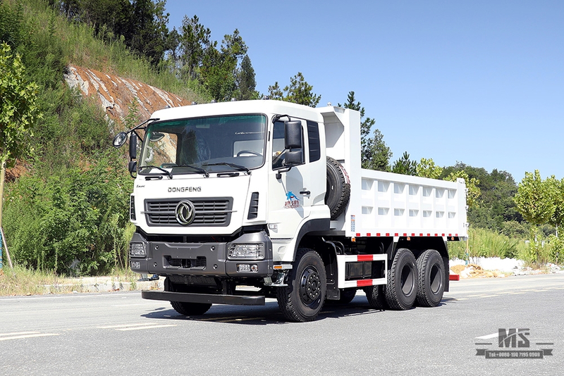 280hp Dongfeng Heavy Duty Dump Truck 6*4 Off Road Tipper Truck_Dongfeng 6x4 Flathead Row တစ်ဝက်မိုင်းတူးဖော်ခြင်း ဆောက်လုပ်ရေး Truck_Export အထူးယာဉ်