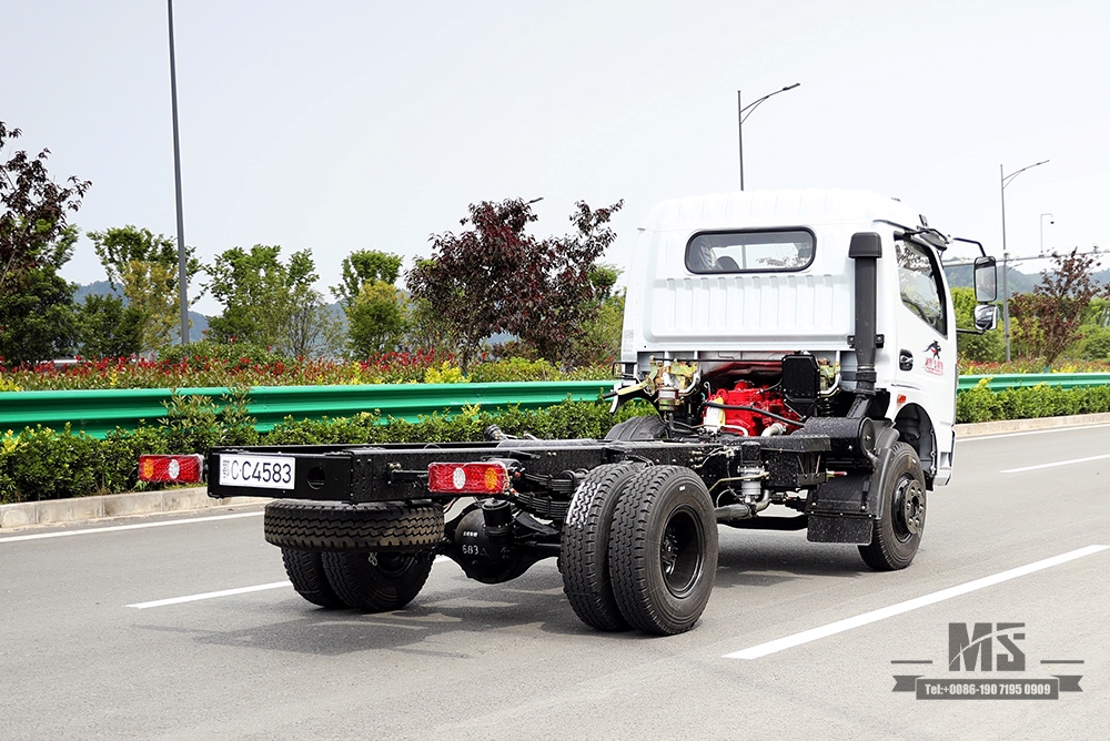 4*2 Dongfeng 10T Light Truck Chassis_140 HP Small Diesel Truck Chassis ရောင်းရန်_လုပ်ငန်းသုံး မော်ဒယ် Micro Truck Export Chassis Conversion ထုတ်လုပ်သူ