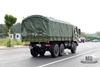 Dongfeng 210hp ခြောက်ဘီး Drive Cargo Truck_6*6 Army Green Flathead Head Transport Truck With Tarpaulin Pole Bumper Coversion ထုတ်လုပ်သူ_Dongfeng 6WD တင်ပို့သည့် အထူးယာဉ်