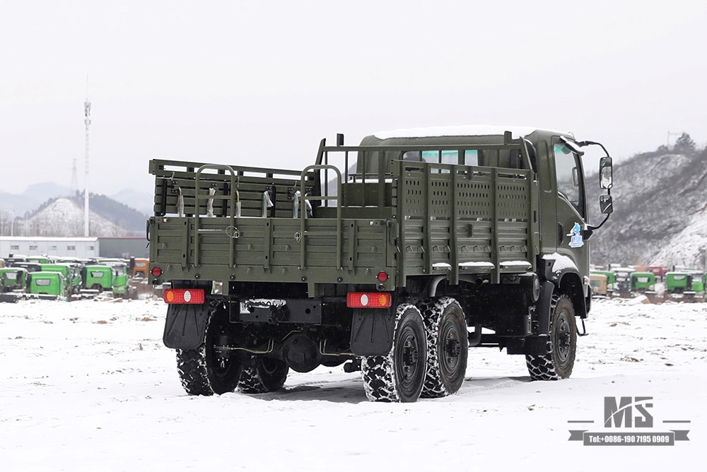 Dongfeng ခြောက်ဘီးယက် EQ2082 Truck_All-Wheel Drive EQ2082 Cargo Truck_6x6 Dongfeng EQ240 Flathead Off-road Truck for Sale_6WD Export Special Vehicle Manufacturer Factory