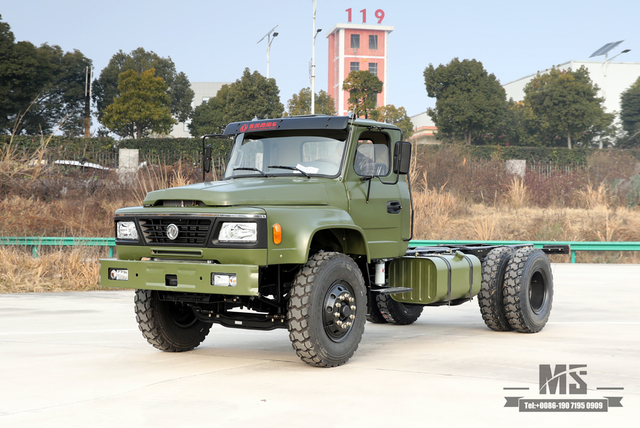 Dongfeng 4*2 Off Road Chassis_210 hp Tip Head Single Row Cargo Truck Chassis for sale_Dongfeng Export အထူးယာဉ်ကိုယ်ထည်