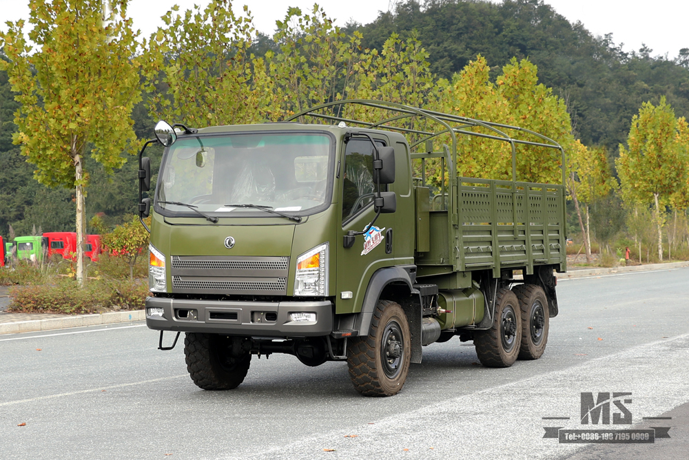 Flathead EQ240 Dongfeng 6WD Off-road Truck_EQ2082 ဒီဇယ်ကုန်တင်ထရပ် Factory_Dongfeng 6x6 All-Wheel Drive Civilian Off-road Truck_ Export အထူးယာဉ်