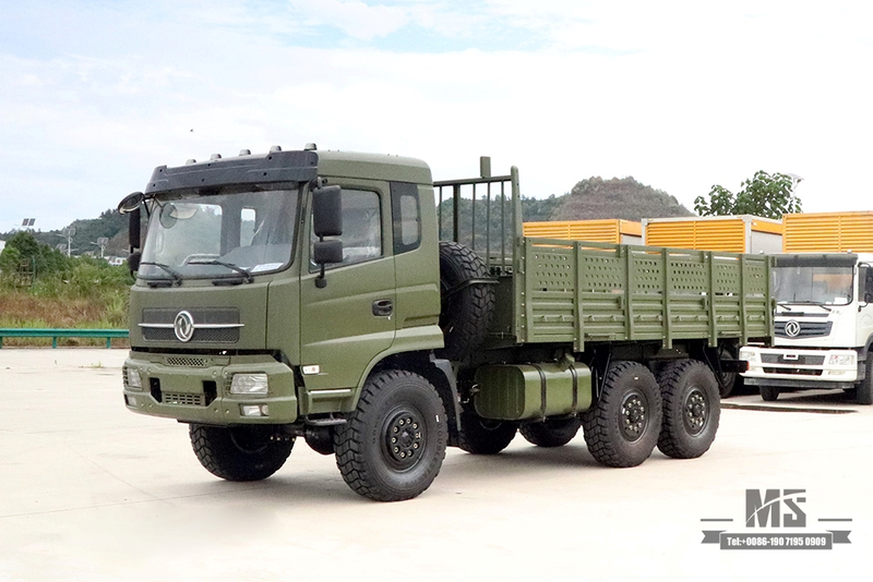 6×6 Dongfeng EQ2102 လမ်းပိတ်ထရပ်ကား_ခြောက်ဘီးယက် ပြားချပ်ခေါင်းကုန်တင်ထရပ် 6WD 246 တပ်ဖွဲ့ဝင်သယ်ယူရေးယာဉ် ကုန်းလမ်းသယ်ယူပို့ဆောင်ရေး ထရပ်ကား_ပို့ကုန် အထူးယာဉ်