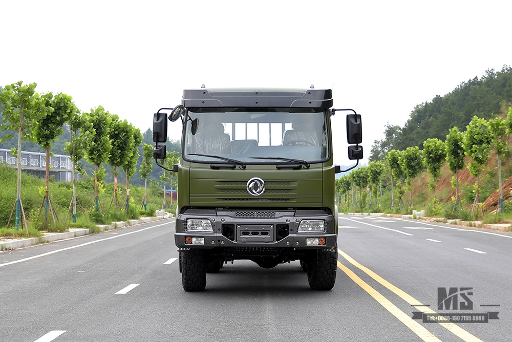 Dongfeng ခြောက်ဘီးယက် EQ2102 Truck_6×6 Flat Head Cargo Truck 6WD 246 Troop Carrier သယ်ယူပို့ဆောင်ရေး Truck_6WD Truck Export အထူးယာဉ်