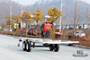 3T Dongfeng Trailer Chassis_Caravan Trailer Chassis For Sale Chassis ထုတ်လုပ်သူ Factory Export Special Trailer Chassis