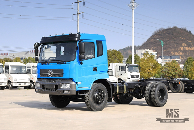 Dongfeng 4*2 Truck Chassis _ 210 HP One and a half Row Cab Truck Chassis လုပ်ငန်းသုံးယာဉ်_Dongfeng 4*2 Truck Chassis for Sale_Export Special Truck Chassis